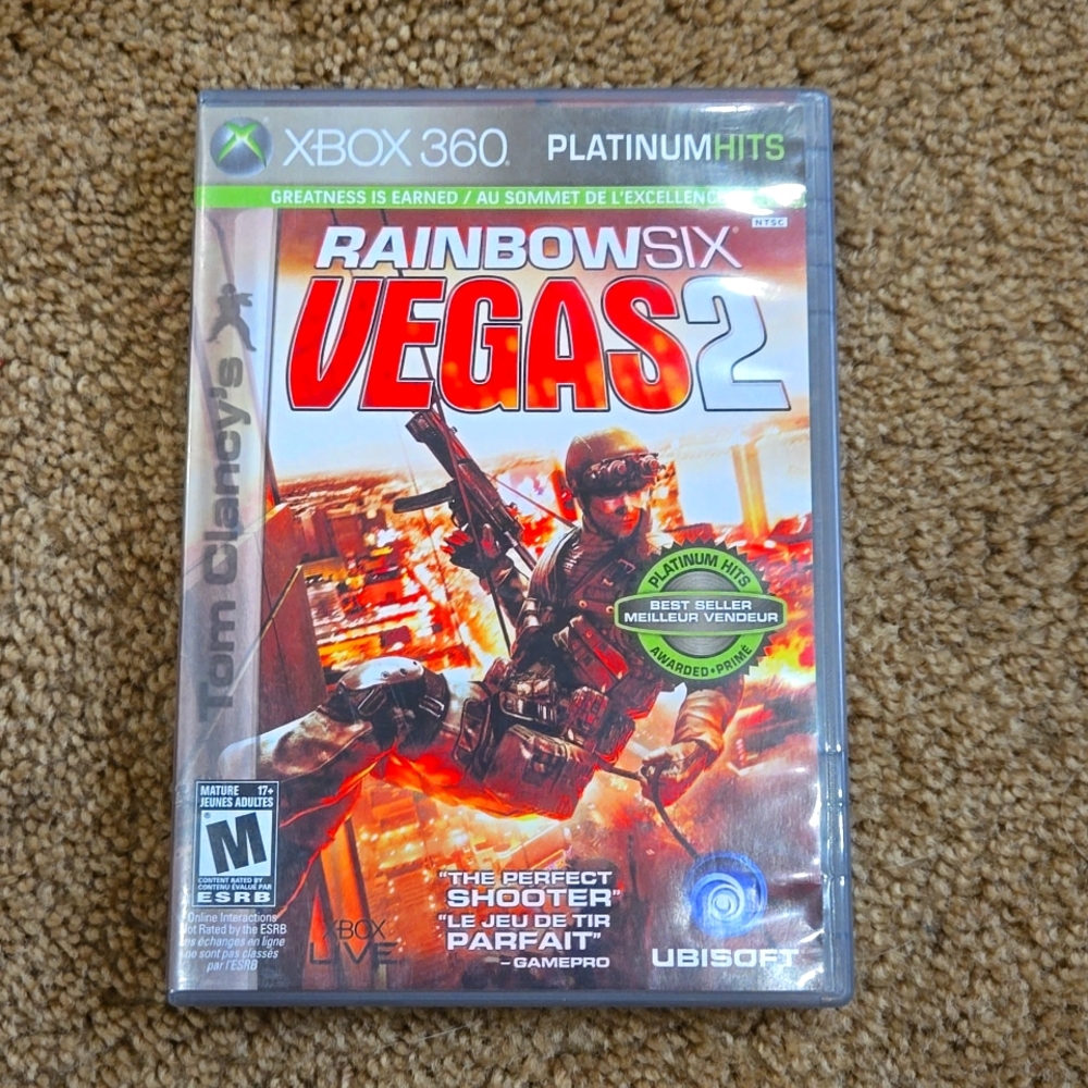 Xbox 360 Rainbow Vegas 2 game